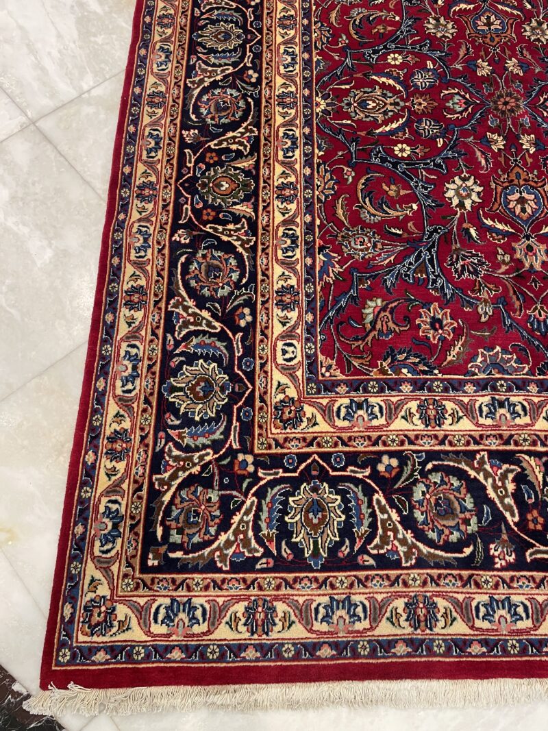 5X340 Persian Mashhad Rug سجادة فارسيه مشهد - Image 3