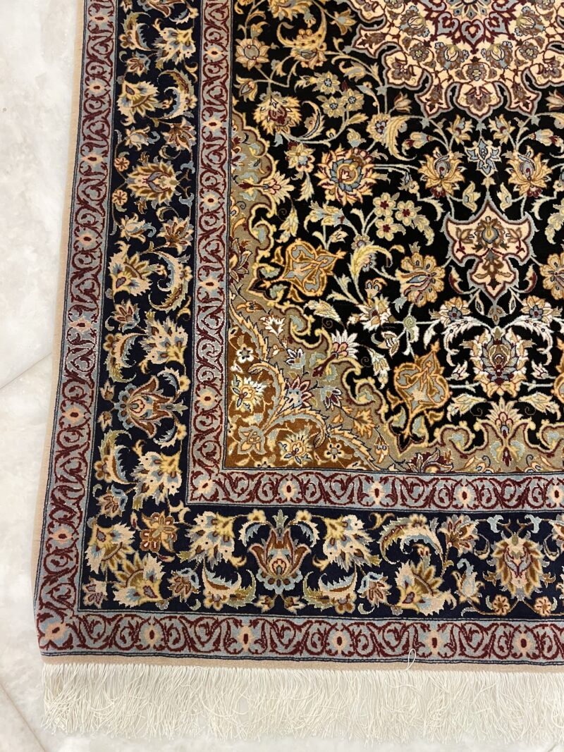 170X108 Persian Isfahan rug سجادة فارسيه أصفهان - Image 3