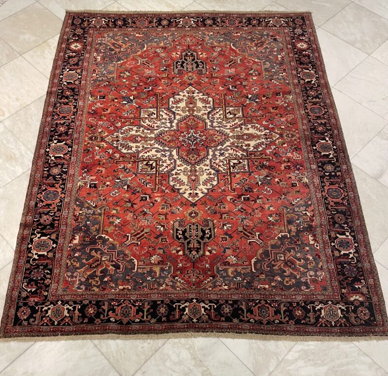 390X302 Persian Tabriz Rug سجادة فارسيه تبريز