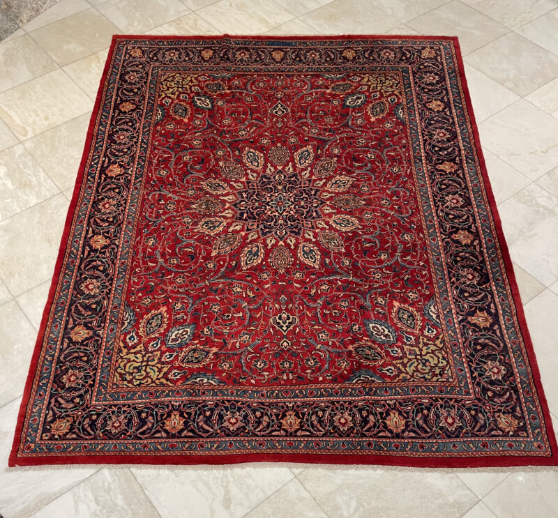 412X307 Persian Hamdan Rug سجادة فارسيه همدان