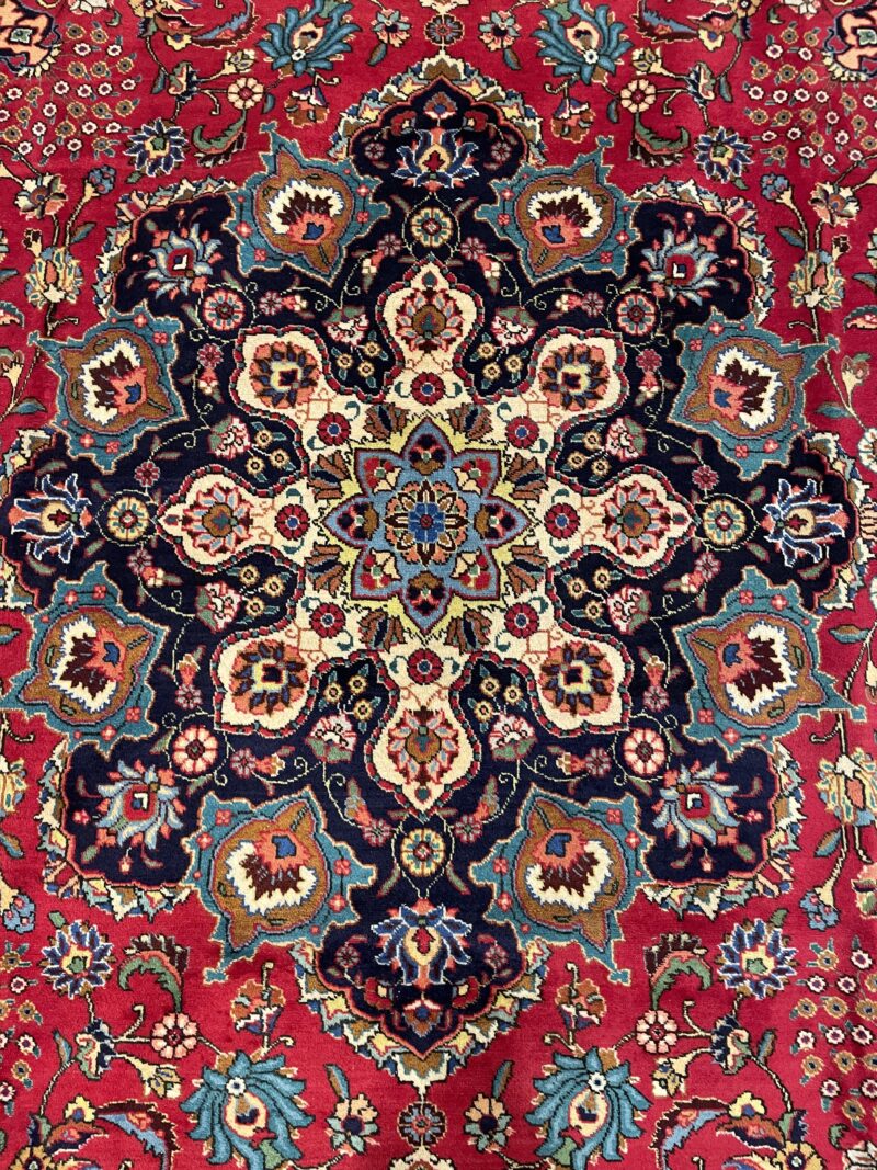 385X297 Persian Tabriz Rug سجادة فارسيه تبريز - Image 4