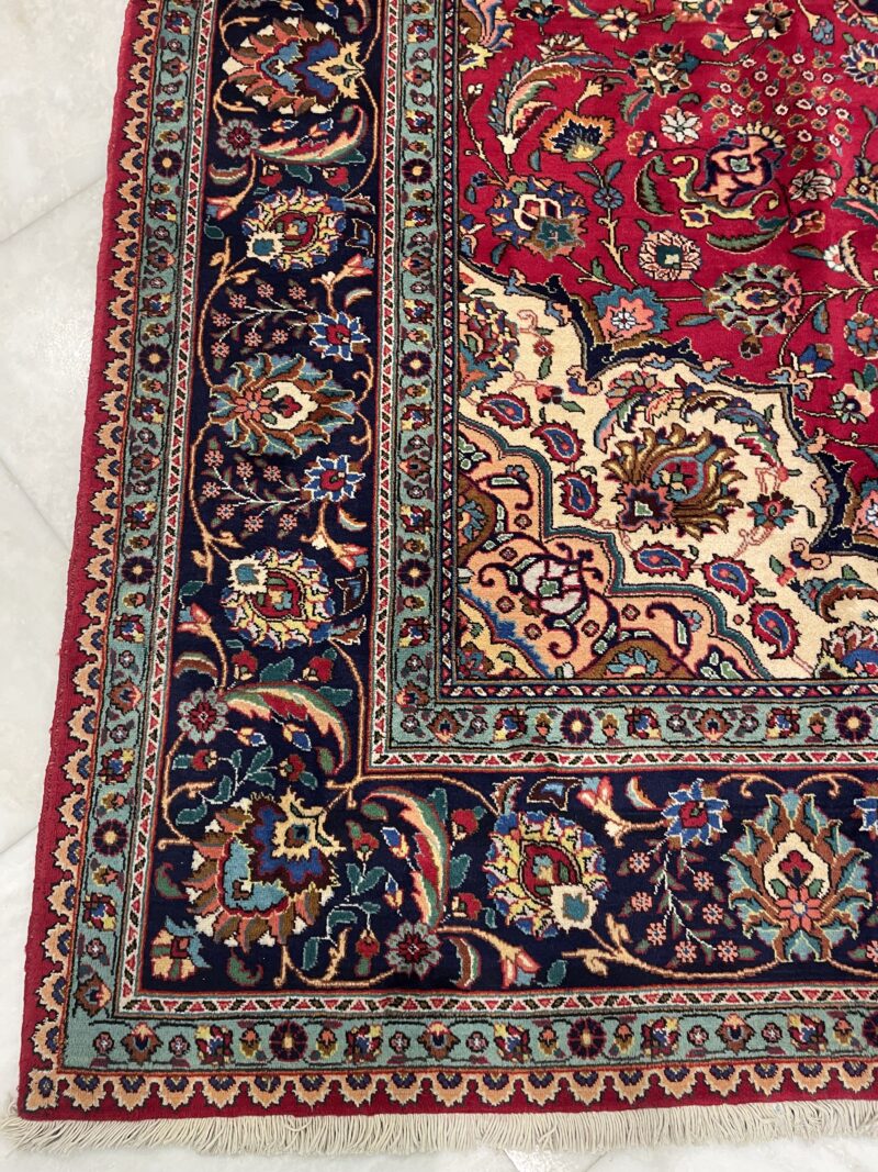 385X297 Persian Tabriz Rug سجادة فارسيه تبريز - Image 5