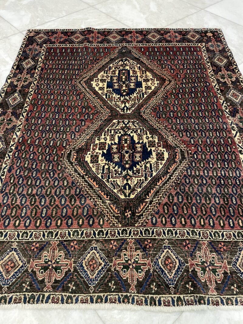 192X151 Persian Bakhtiari Rug سجاد فارسي بختياري أنتيك - Image 2