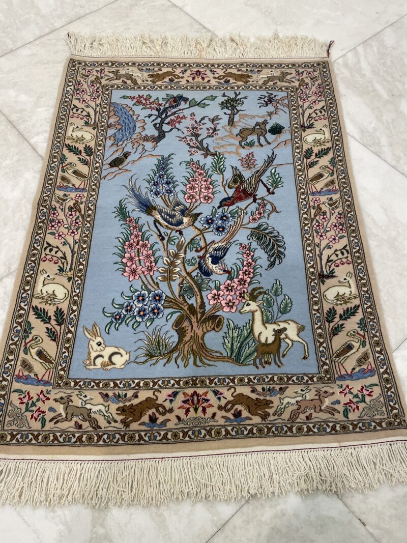 112X84 Persian Nain rug سجادة فارسيه نائين - Image 2