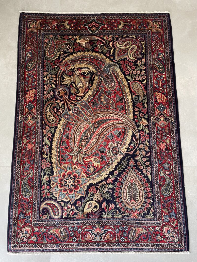 160x110 Persian Hamdan Rug سجادة فارسيه همدان ساروق