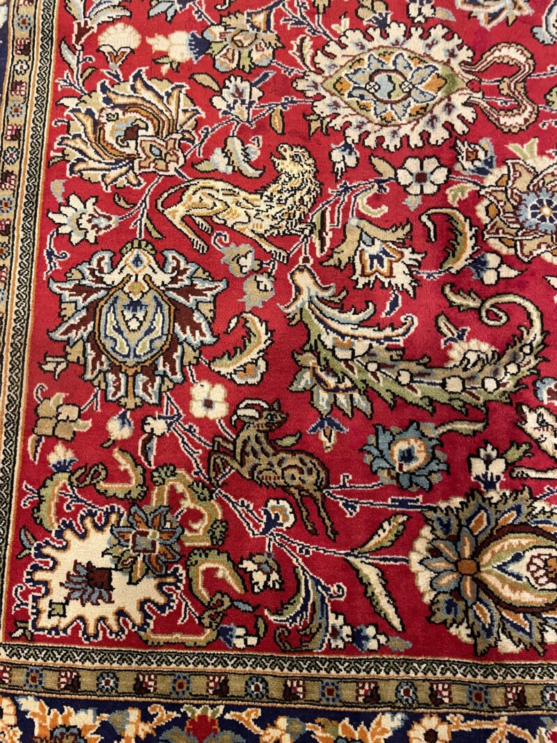 397x304 Persion rug qom shahreza Rug سجادة قم شاه رضا فارسية - Image 4