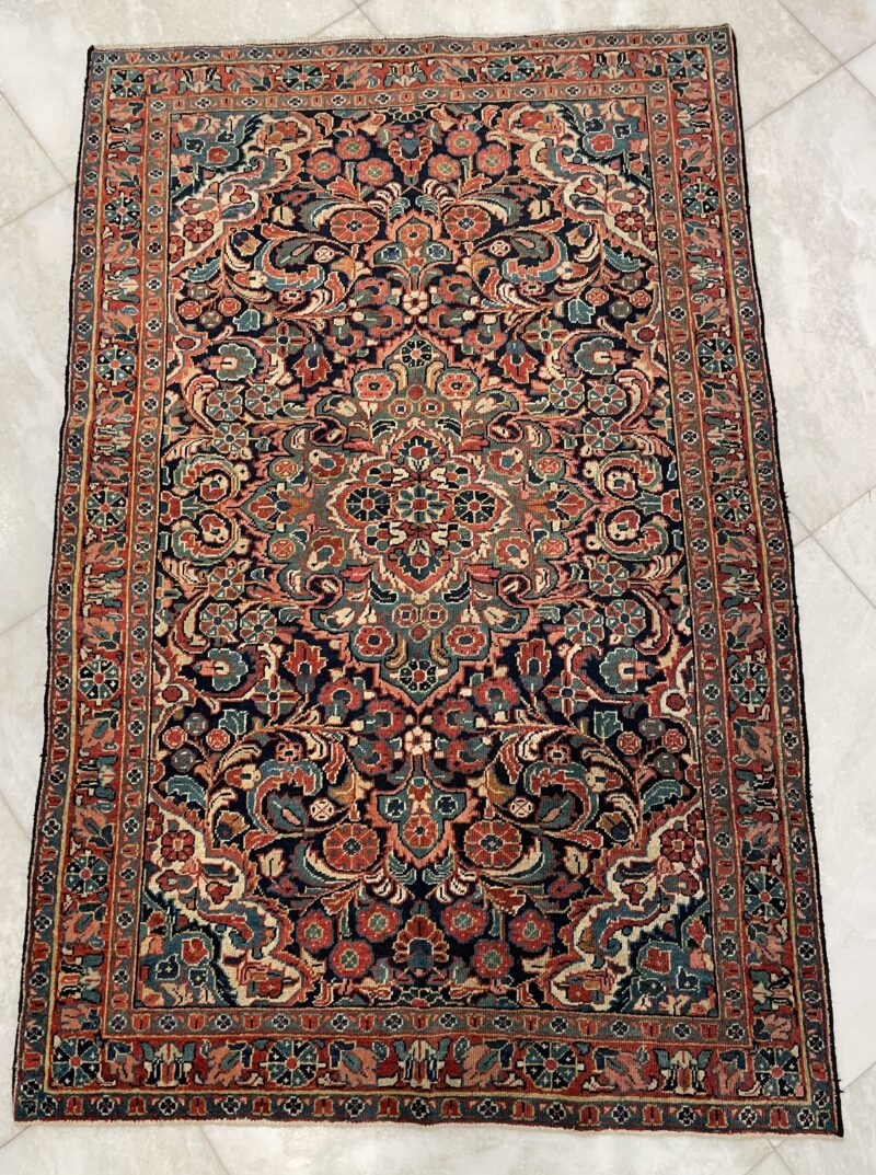 202X130 Hamedan Jozan Malayer rug سجادة أنتيك فارسيه همدان جوزان ملاير