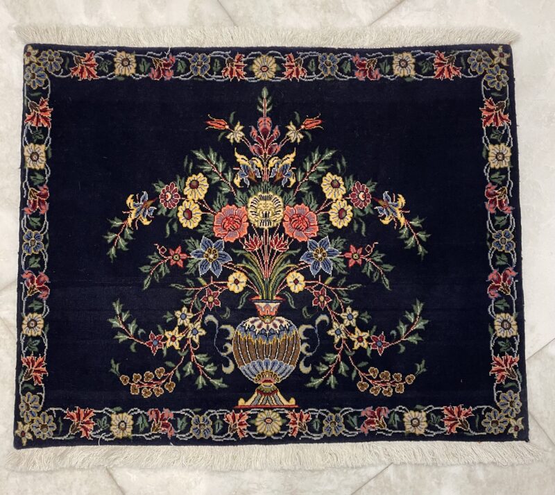 97X77 Persian Kashan Rug سجادة فارسيه كاشان