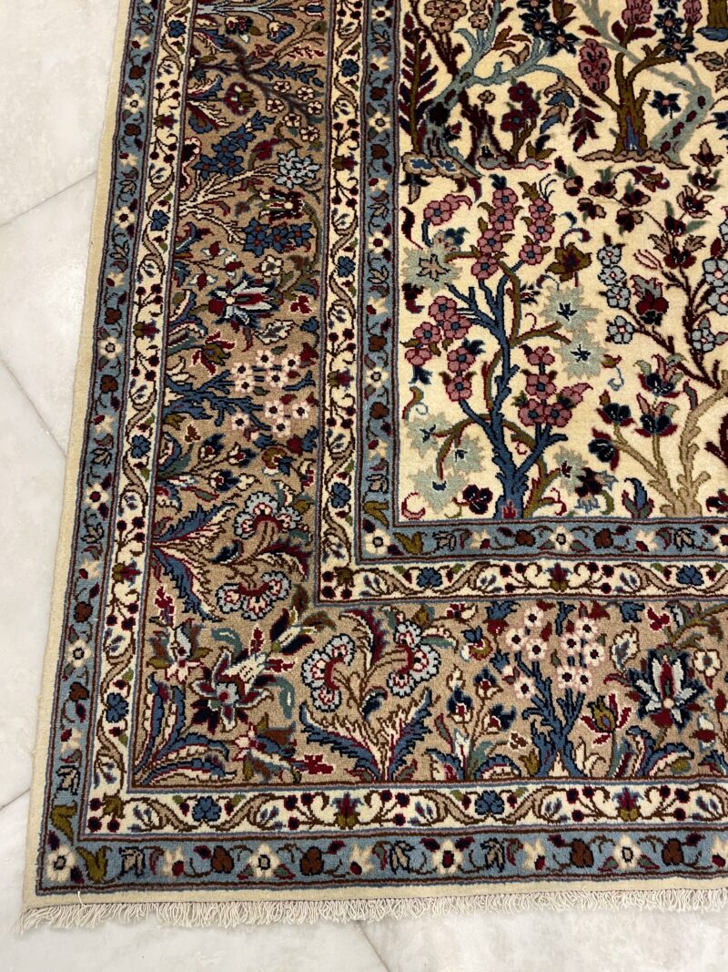 358X255 Persian Isfahan rug سجادة فارسيه أصفهان - Image 3