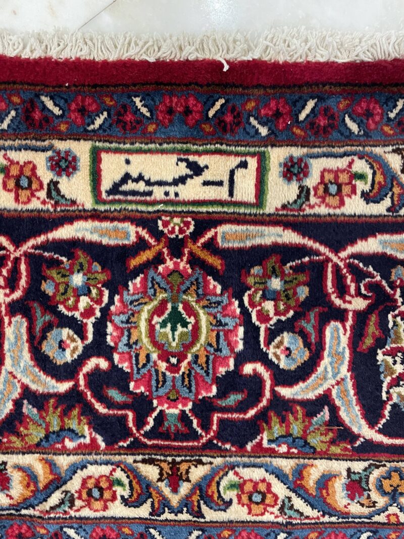 380X299 Persian Mashhad Rug سجادة فارسيه مشهد - Image 2