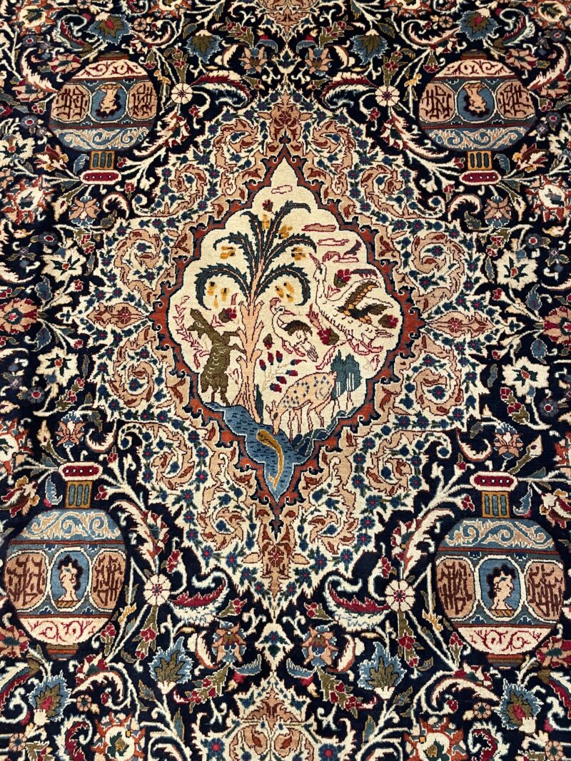 376X297 Persian rug khorasan سجاده فارسيه خراسان كاشمر - Image 3