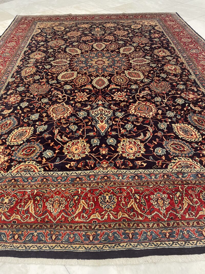 376X278 Persian Hamdan Rug سجادة فارسيه همدان ساروق - Image 5