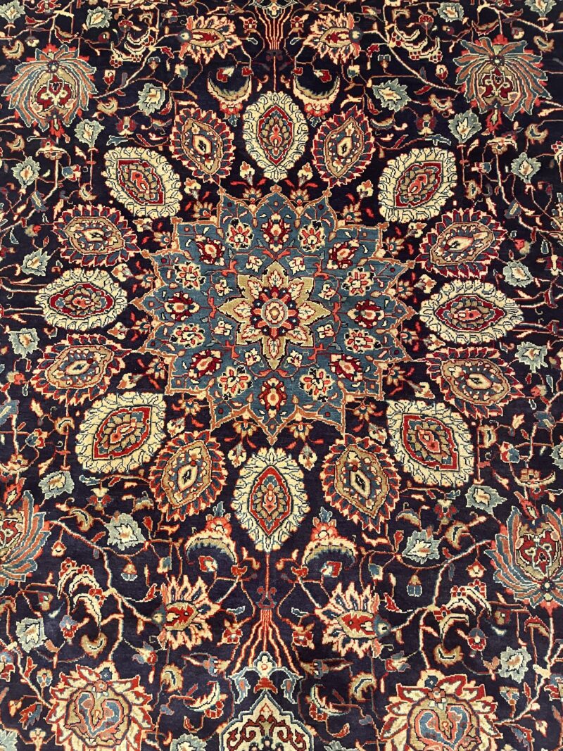 376X278 Persian Hamdan Rug سجادة فارسيه همدان ساروق - Image 4