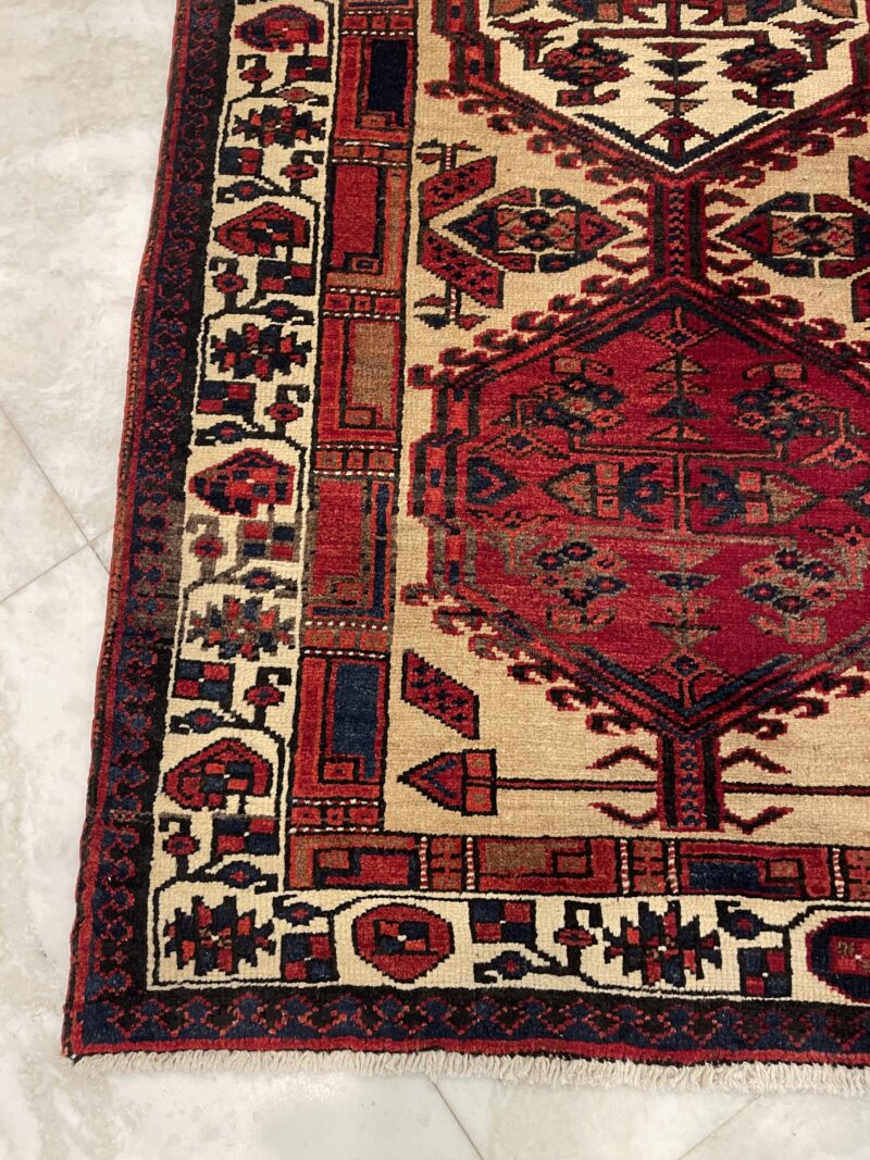350X103 Persian qarajeh Rug سجادة ممر فارسيه قرجه - Image 3