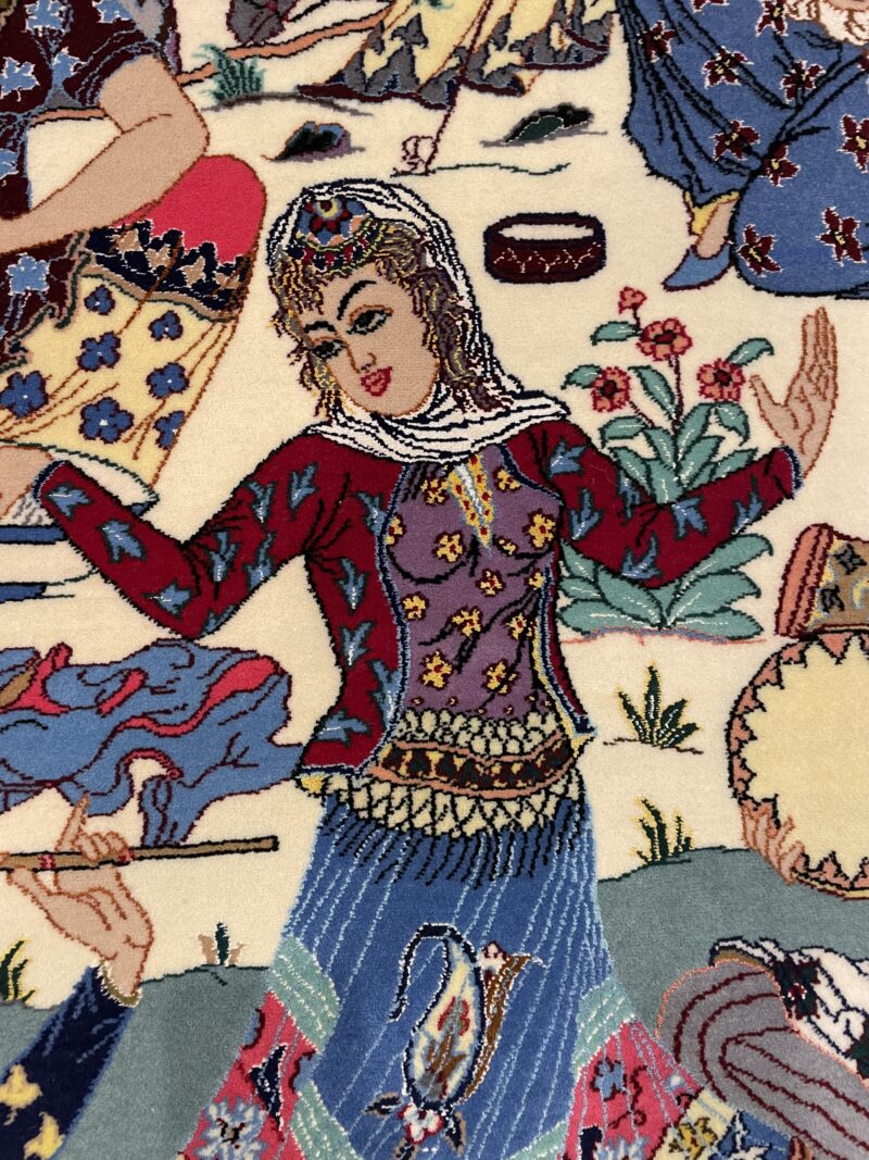 130X82 Persian Asfhan Rug سجادة فارسيه أصفهان - Image 4