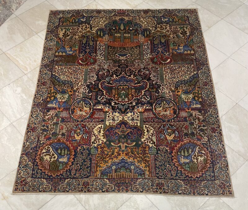 379X295 Persian rug khorasan سجاده فارسيه خراسان كاشمر