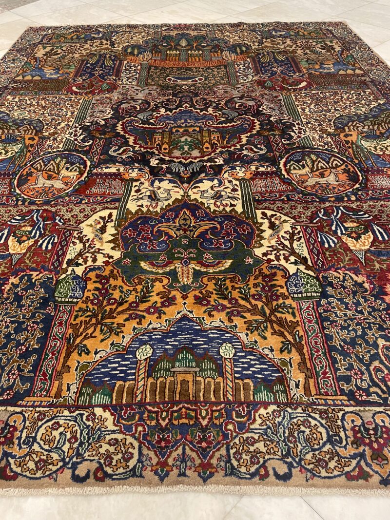 379X295 Persian rug khorasan سجاده فارسيه خراسان كاشمر - Image 2