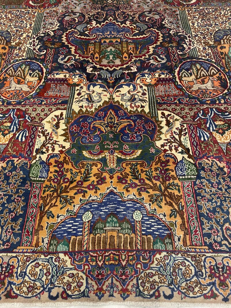 379X295 Persian rug khorasan سجاده فارسيه خراسان كاشمر - Image 3