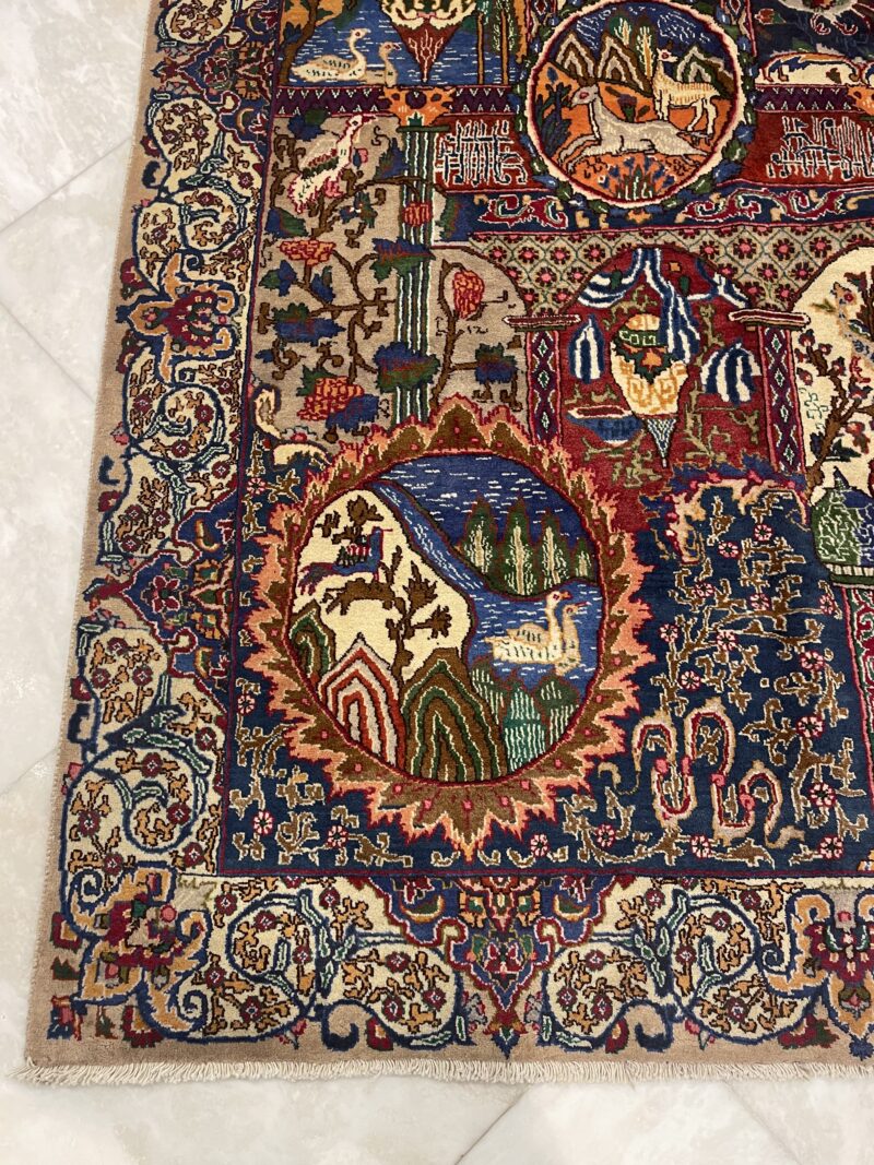379X295 Persian rug khorasan سجاده فارسيه خراسان كاشمر - Image 4