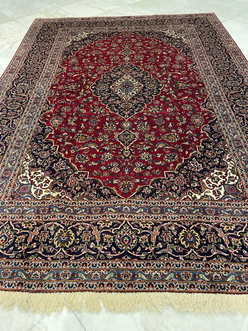 356X250 Persian Kashan Rug سجادة فارسيه كاشان - Image 2