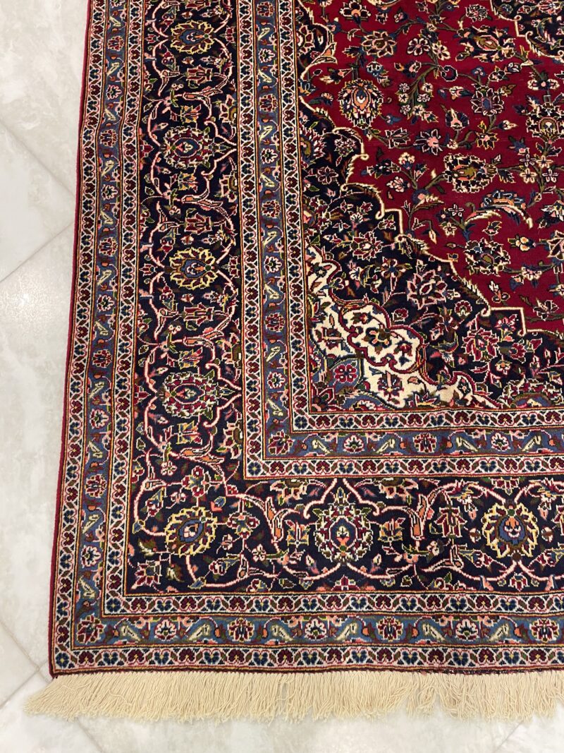 356X250 Persian Kashan Rug سجادة فارسيه كاشان - Image 4