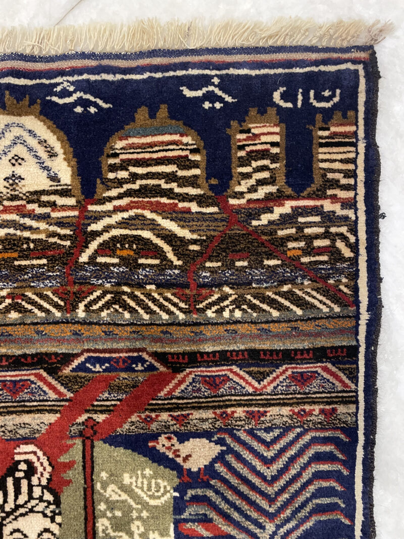 135X77 Boloshi Persian rug سجاده فارسيه بلوشيه نادره - Image 4