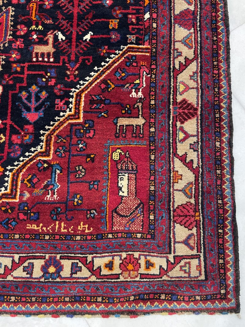 262X146 Persian rug Hamedan Tuyserkan سجادة فارسيه همدان تويسركان - Image 5