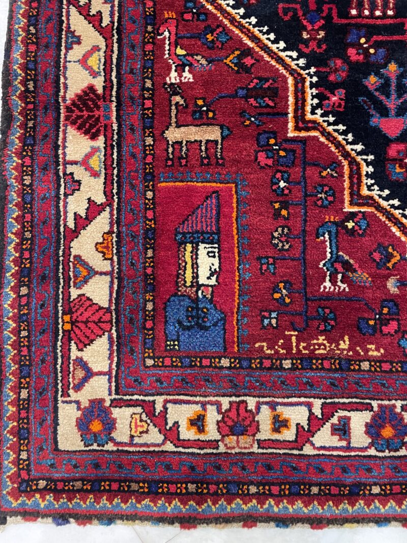 262X146 Persian rug Hamedan Tuyserkan سجادة فارسيه همدان تويسركان - Image 4