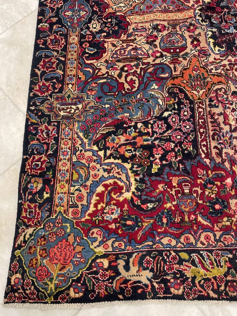375X292 Persian rug khorasan سجاده فارسيه خراسان كاشمر - Image 3