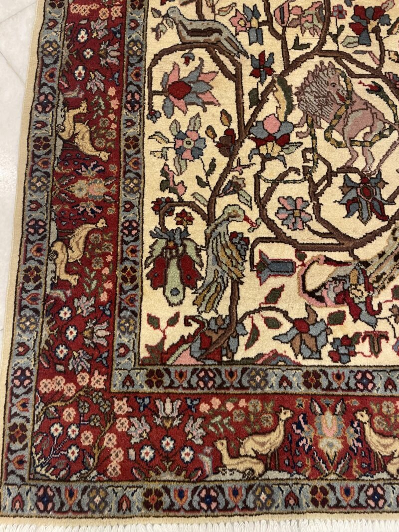 330X2 Persian Tabriz Rug سجادة فارسيه تبريز - Image 4