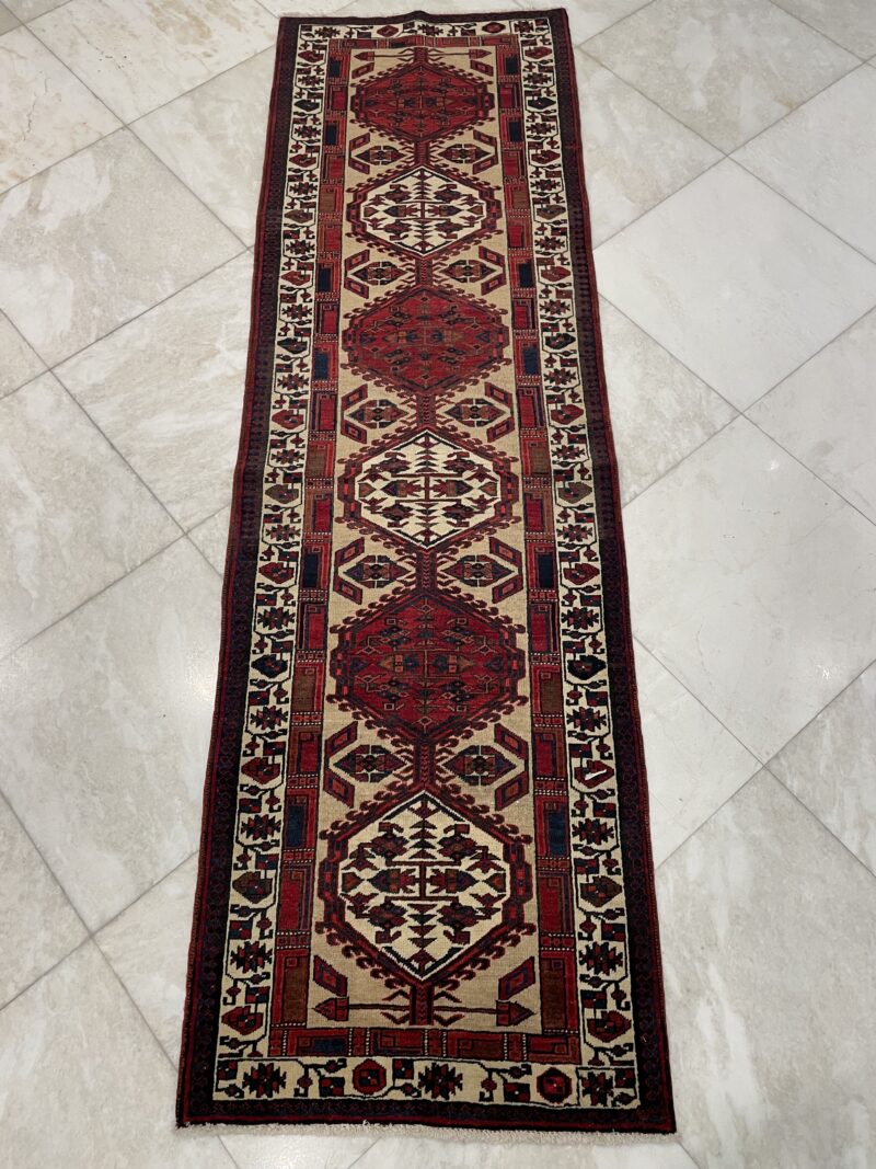 343X102 Persian qarajeh Rug سجادة ممر فارسيه قرجه