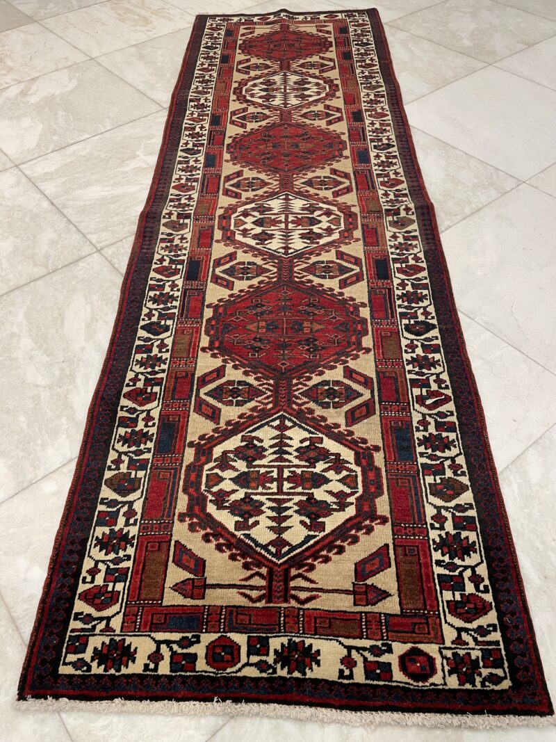 343X102 Persian qarajeh Rug سجادة ممر فارسيه قرجه - Image 2