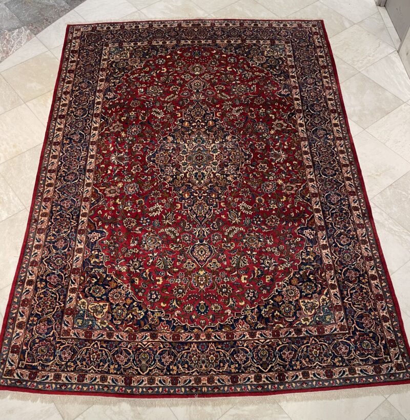 490X348 Persian Kashan Rug سجادة فارسيه كاشان