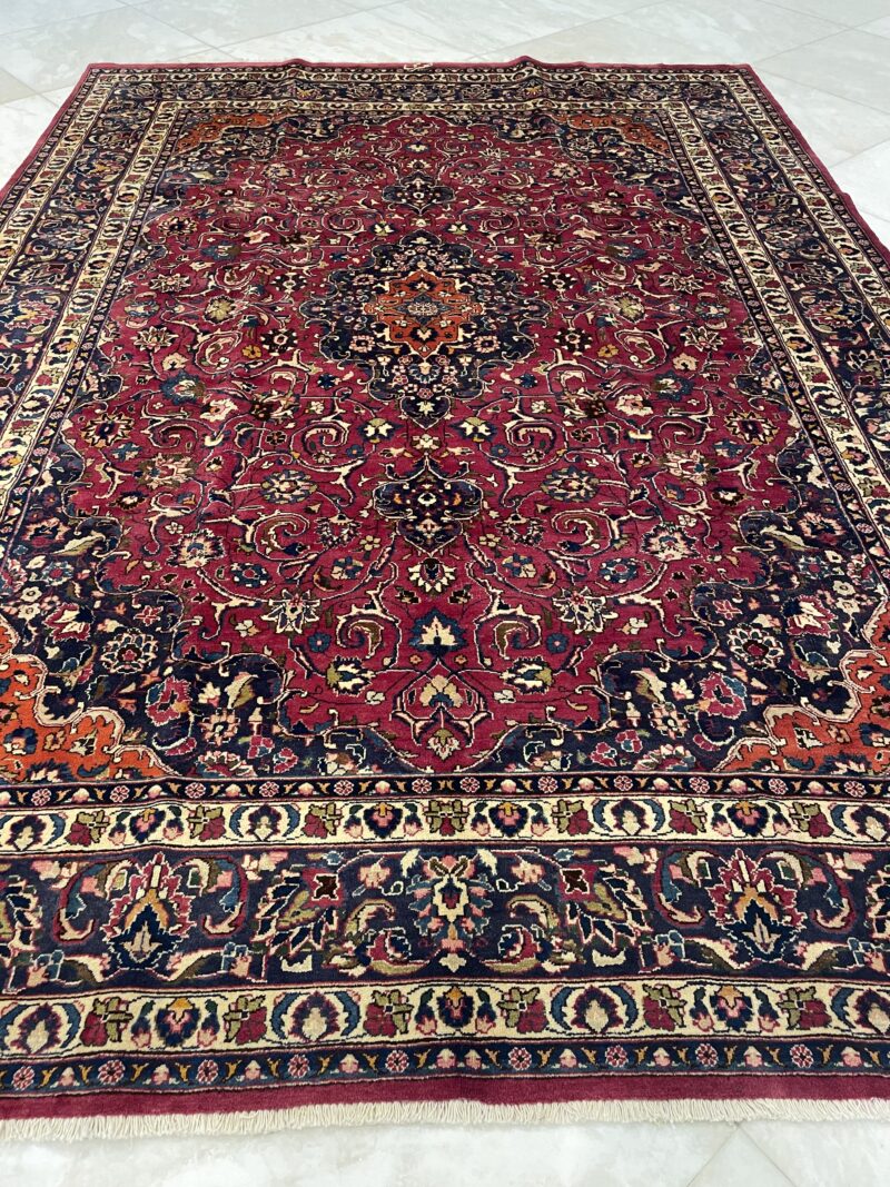 340X245 Persian Mashhad Rug سجادة فارسيه مشهد - Image 3