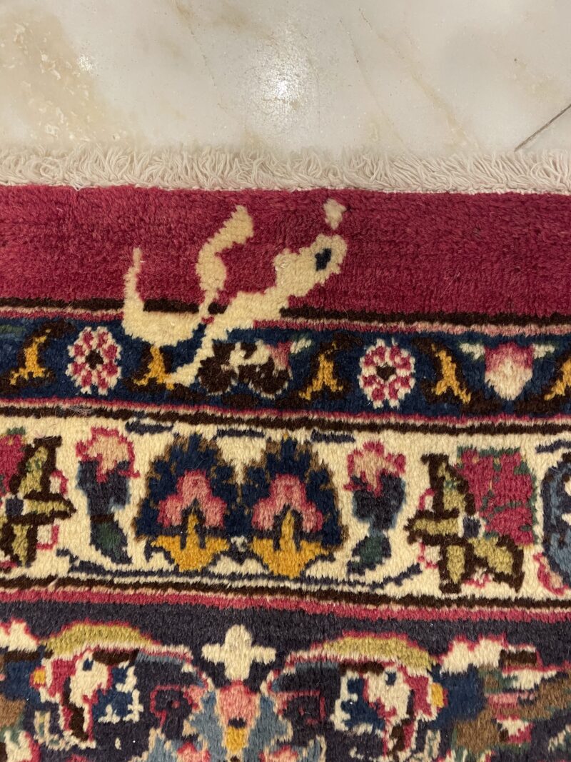 340X245 Persian Mashhad Rug سجادة فارسيه مشهد - Image 2