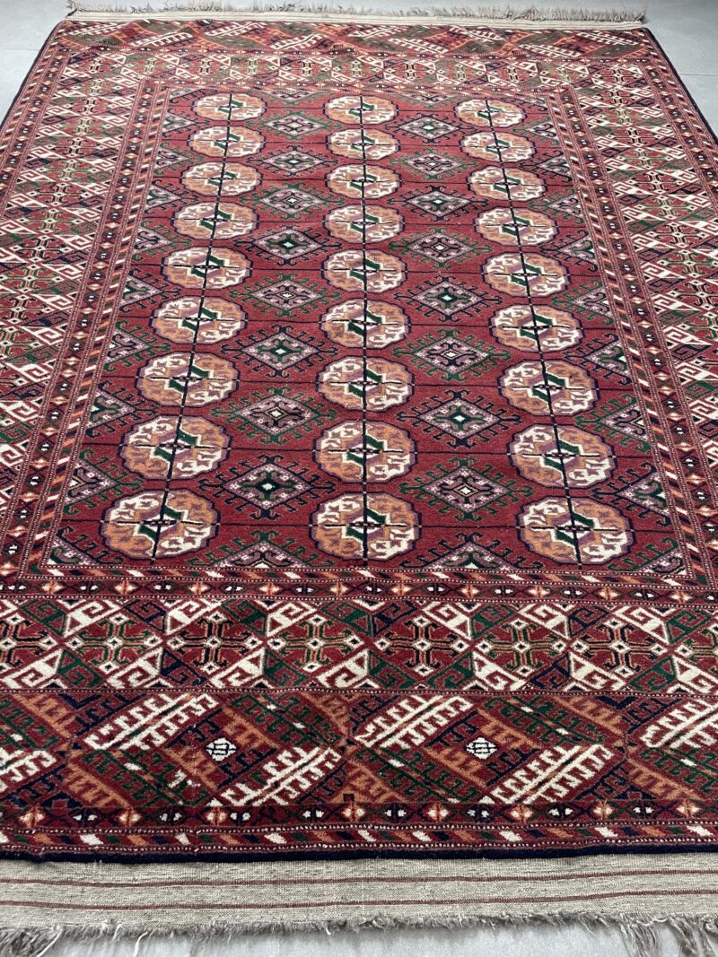 196X152 Russian Turkmen rug سجادة نادره تركمان روسي - Image 3