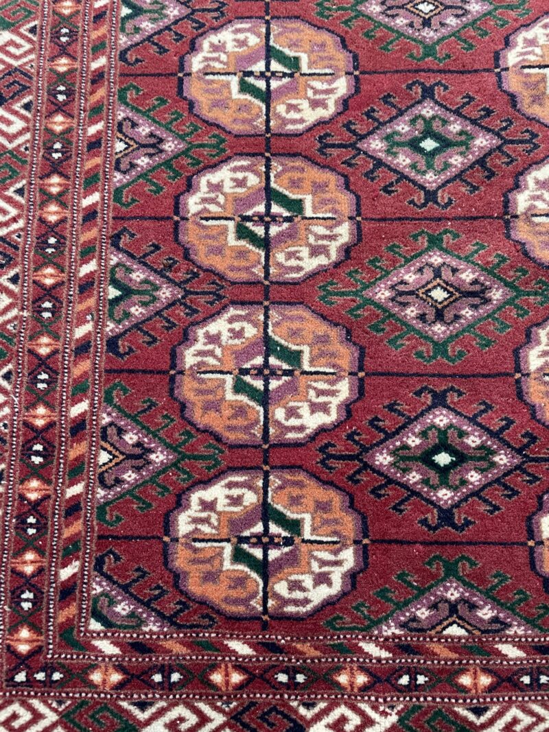 196X152 Russian Turkmen rug سجادة نادره تركمان روسي - Image 4