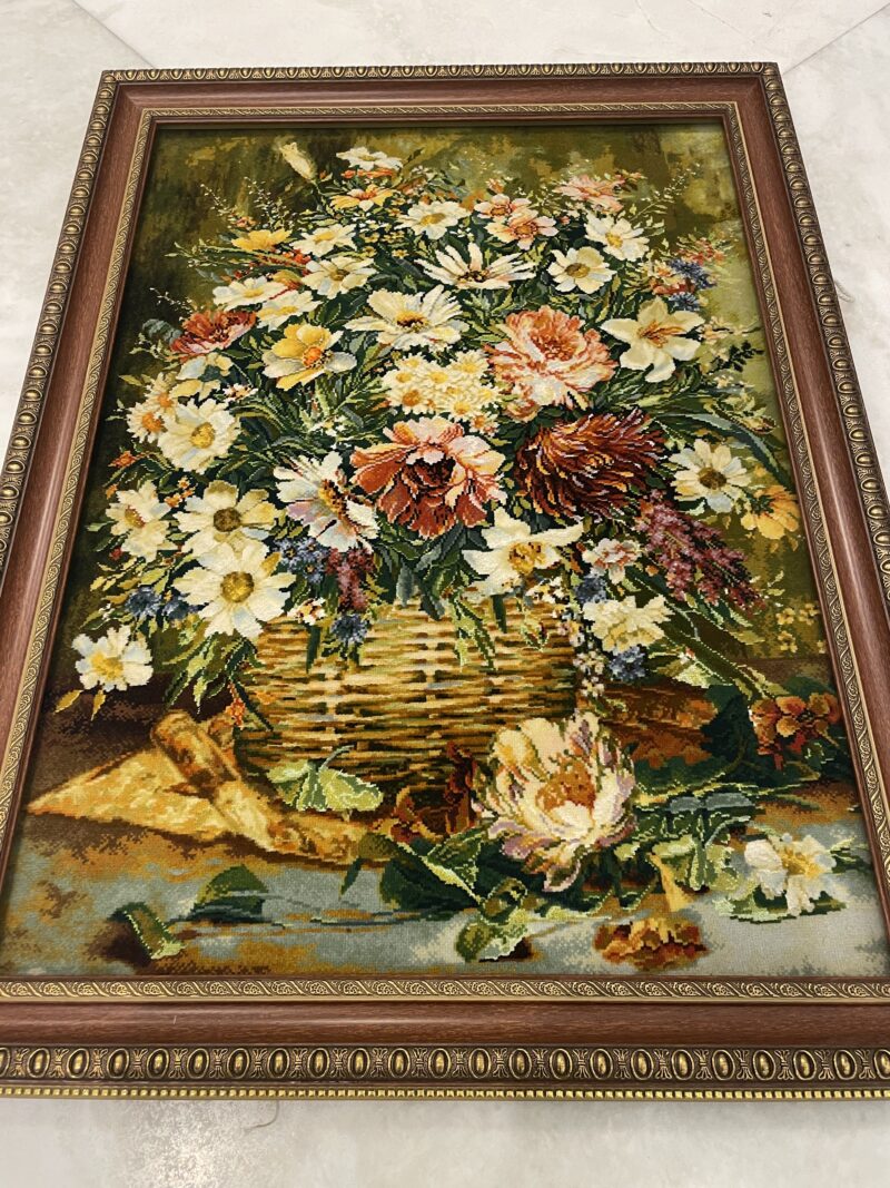 82X62 Persian Tabriz Rug سجادة فارسيه تبريز - Image 2
