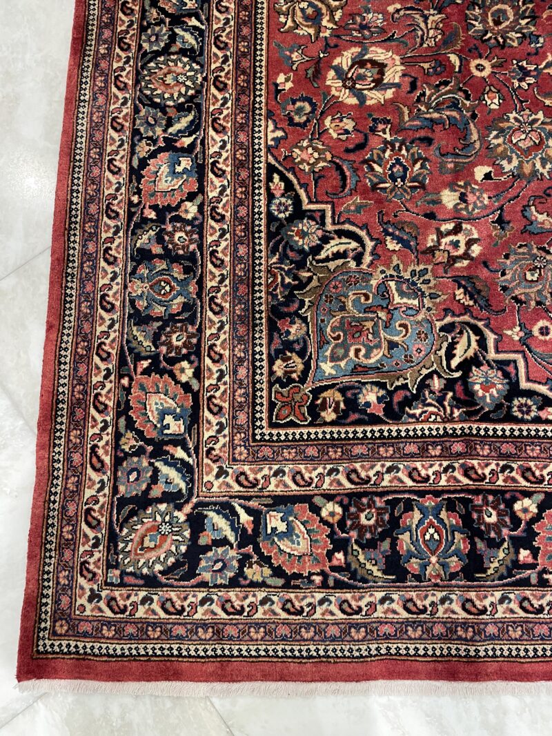 332X245 Persian Mashhad Rug سجادة فارسيه مشهد - Image 3