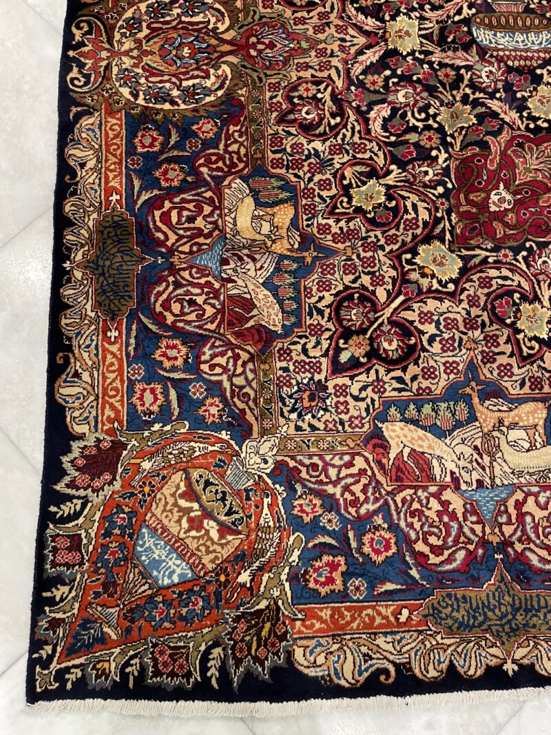 390X290 Persian rug khorasan سجاده فارسيه خراسان كاشمر - Image 3