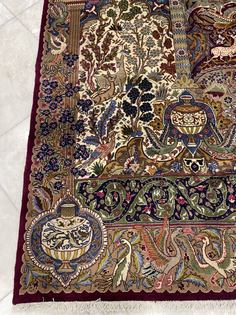 383X303 Persian rug khorasan سجاده فارسيه خراسان كاشمر - Image 3