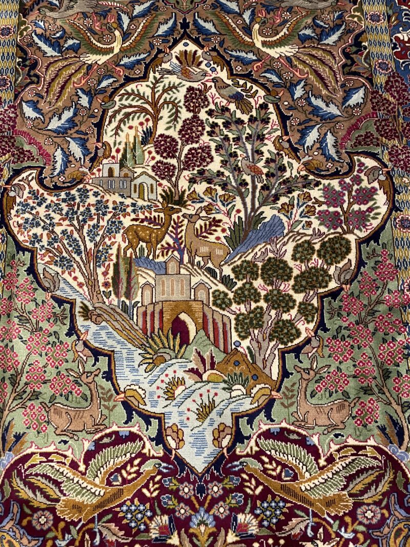 383X303 Persian rug khorasan سجاده فارسيه خراسان كاشمر - Image 4