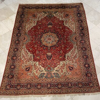 411X305 Persian Tabriz Rug سجادة فارسيه تبريز