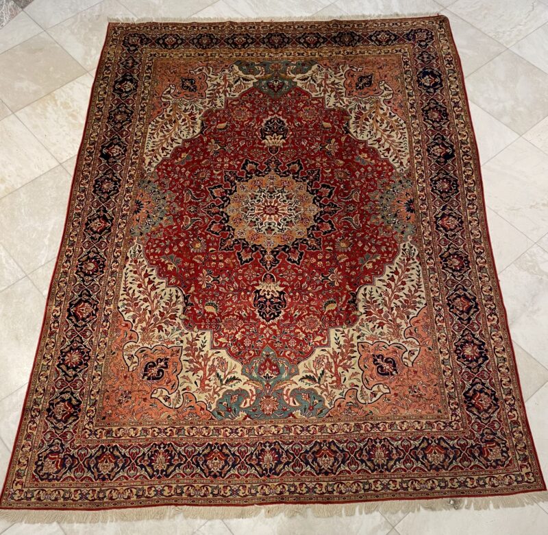 411X305 Persian Tabriz Rug سجادة فارسيه تبريز