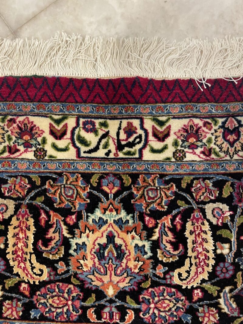 386X3 Saber Mashhad rug  سجادة النساج المعروف صابر - Image 5