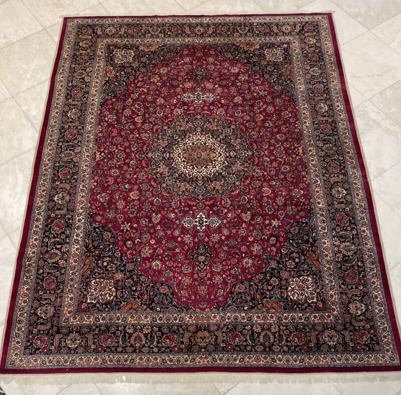 386X3 Saber Mashhad rug  سجادة النساج المعروف صابر