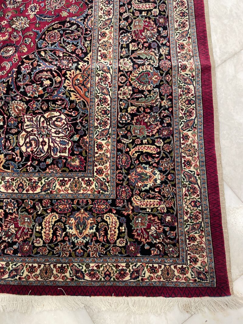386X3 Saber Mashhad rug  سجادة النساج المعروف صابر - Image 4