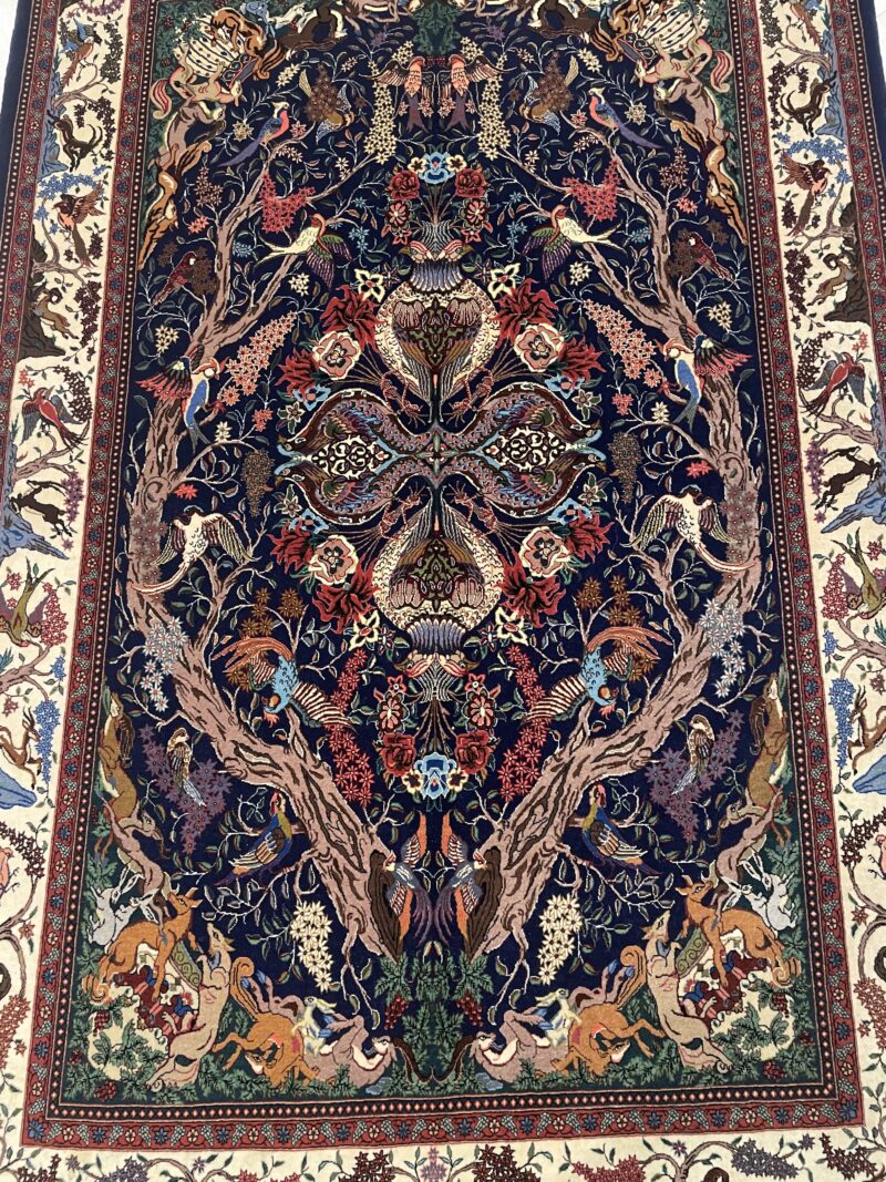 210X137 Persian Hamdan Rug سجادة فارسيه همدان ساروق - Image 4