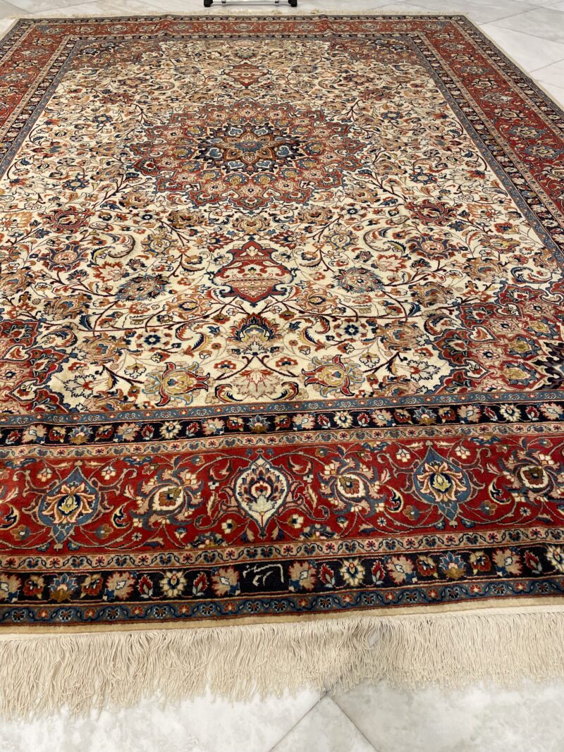390X294 Persian Hamdan Rug سجادة فارسيه همدان ساروق - Image 3