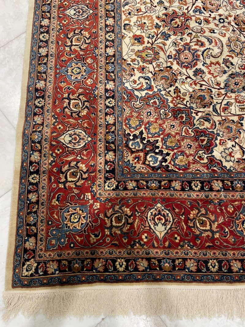 390X294 Persian Hamdan Rug سجادة فارسيه همدان ساروق - Image 4